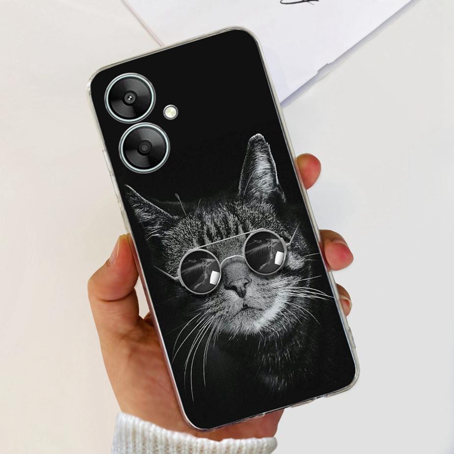 For Xiaomi Redmi 13C 5G Case Redmi 13R Stylish Painted Back Cover Soft Silicone Phone Case For Redmi 13R Redmi13C 5G Fundas Capa