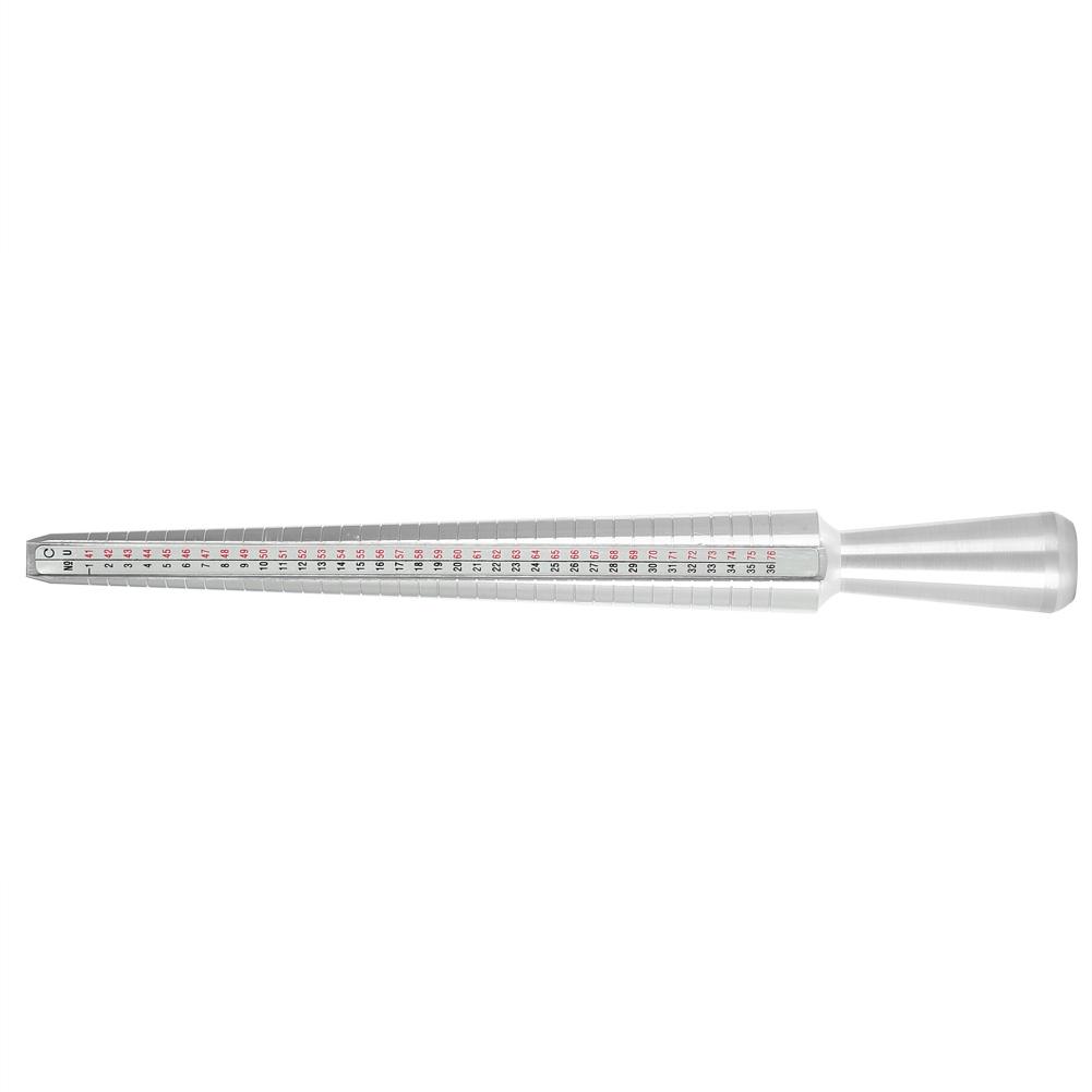 Finger UK Ring Sizer Mandrel Sizing Measuring Stick Jewelry Size Measure Tool (Ring Sizer)