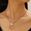 Party Wear Jewelry Faux Red Coral Drop Earrings And Necklace