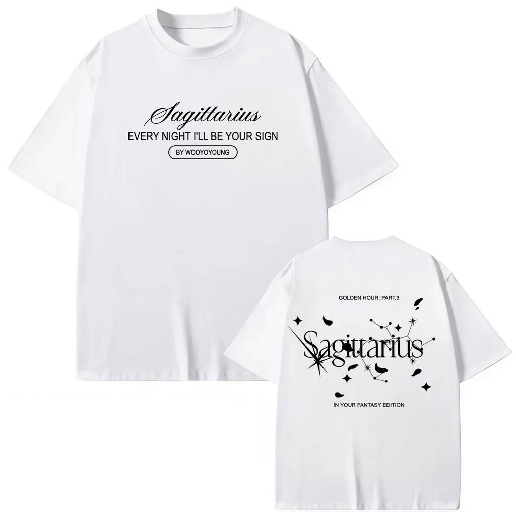 Korean Print T-shirt Fashion Kpop Pop Music Short Sleeve T-shirts Men Women Casual Loose Cotton T Shirts