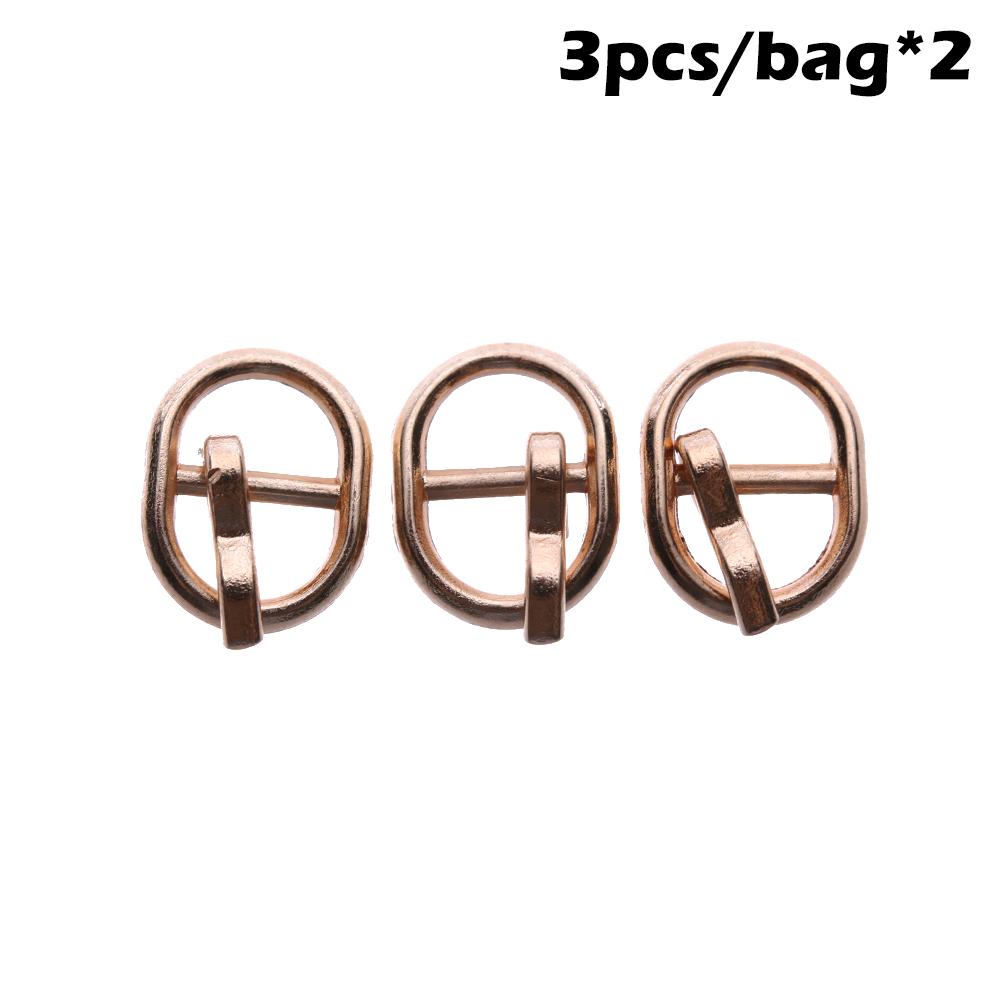3/6 Stück/Beutel 4,5/5,5 MM Mini Ultra-kleine Dreifach-Gurt Schnalle Puppen Taschen Schnallen DIY Puppen Knöpfe Schuhe Haus DIY Bastelbedarf