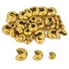 20 Piezas Acero Inoxidable PVD Nunca Se Desvanece Cubierta de Terminales de Engaste 4 5 6 mm Cuentas Espaciadoras Tope Para Fabricación de Collares Pulseras Joyería