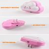 Cartoon Cloud Energy-saving LED Night Light US Plug Bedside Lamp Home Decor