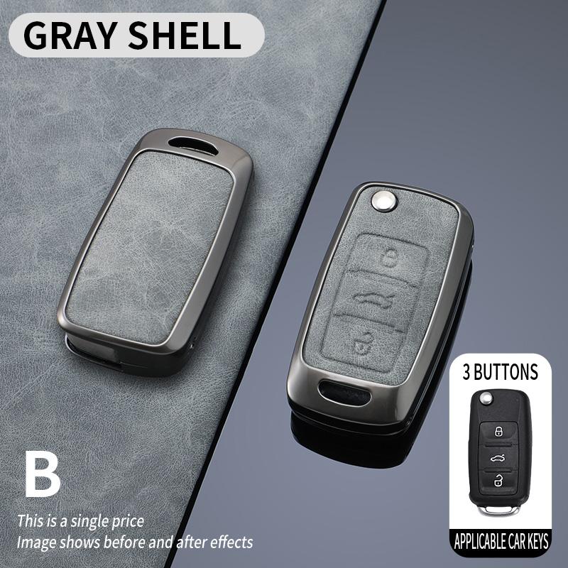 Car Key Case Cover For Vw Volkswagen Polo Tiguan Passat B5 B6 B7 Golf 4 5 6 Mk6 Jetta Lavida Skoda Octavia Seat