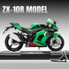 1/12 Kawasaki Ninja ZX10R Legierung Druckguss Motorrad Modell Spielzeug Fahrzeug Sammlung Sound und Licht Off Road Autocycle Spielzeug Auto