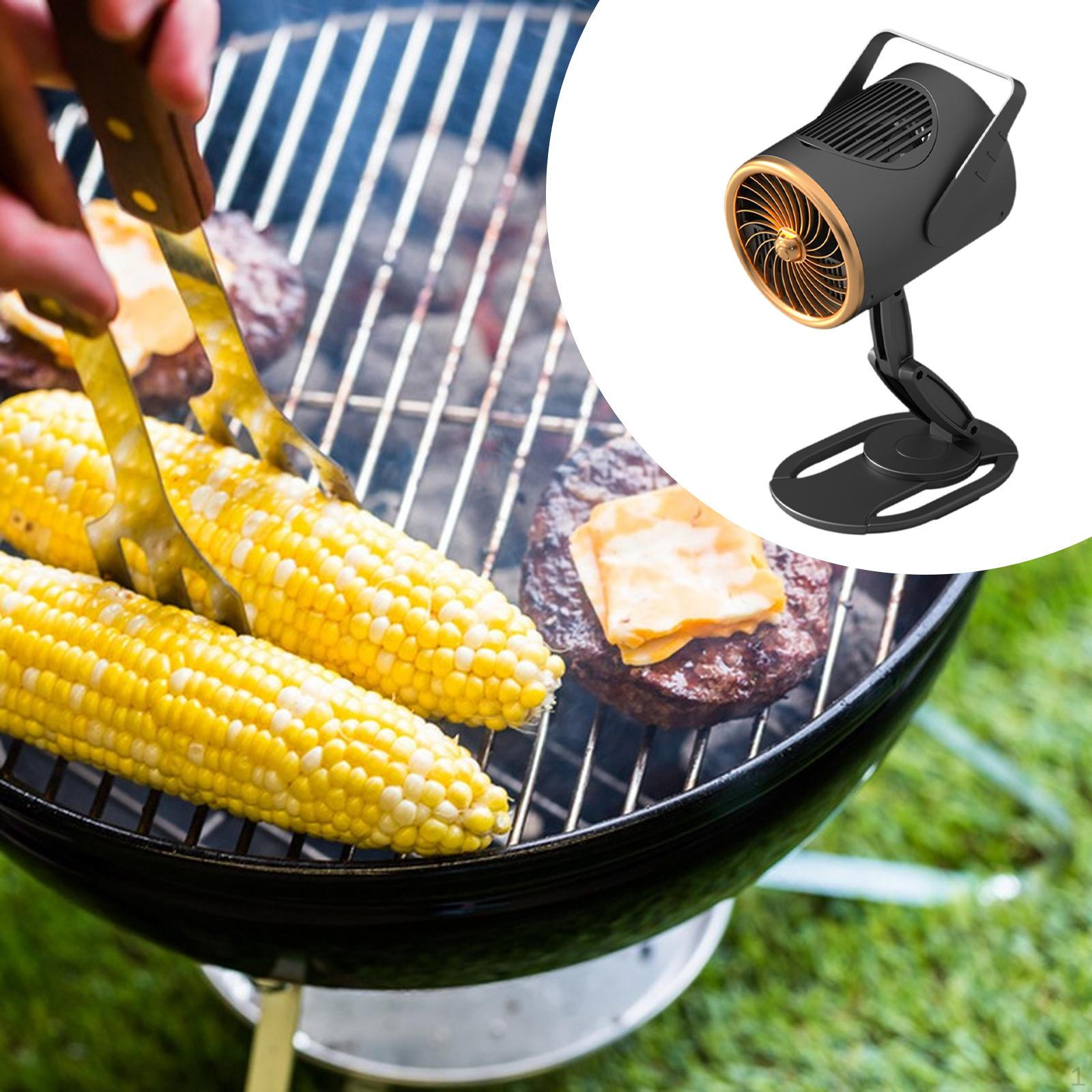 

Portable Range Hood Smoke Removal Kitchen Exhaust Fan Countertop Cooker for Indoor Grilling