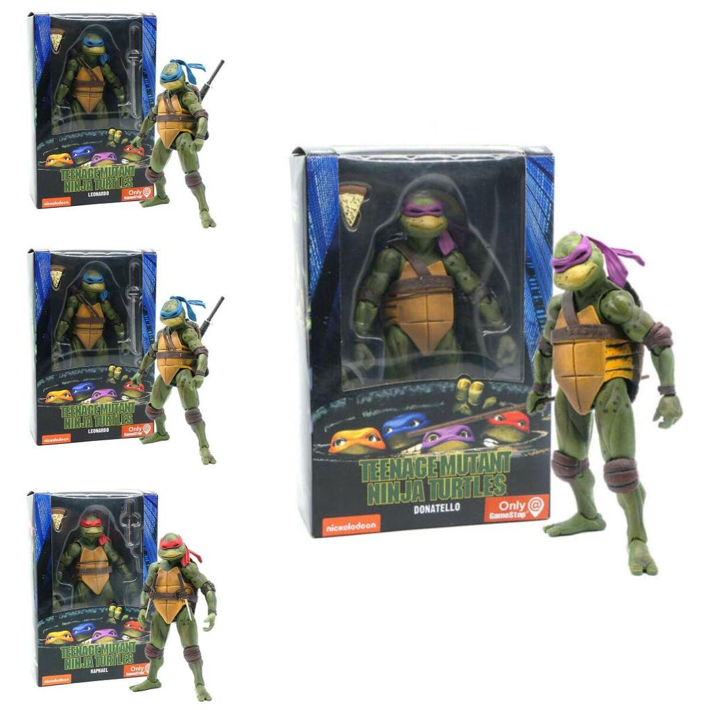 Tmnt 1990 Movie Action Figures Statue Model Toy 7" Neca