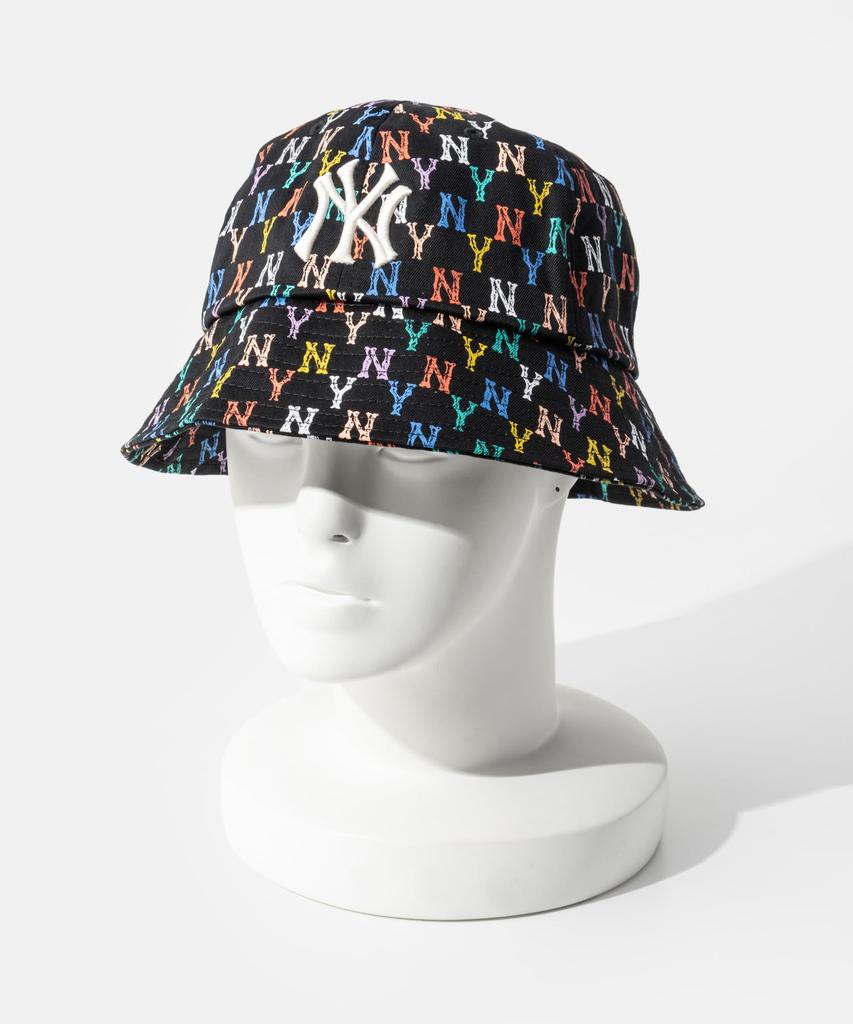 MLB Korea Bucket Hat 32CPH4111MONOGRAM RAINBOW DOME MULTICOLLAR Brand Size: 59H  Japanese Size (approx.): M [Product]