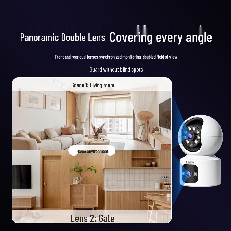 Smart 4G Dual-Lens PTZ AI Security Camera (CN version)