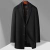 Winter Coat Men's Suit Collar Medium and Long Down Coat Jacket