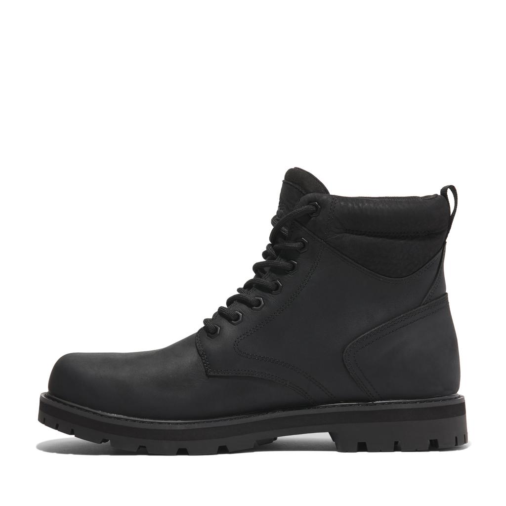 Timberland Britton Road Mid Waterproof Black Full Size Size Men's Lace-Up Boots, Grain, 9.0 (TB0A69UHW021), 27.0cm