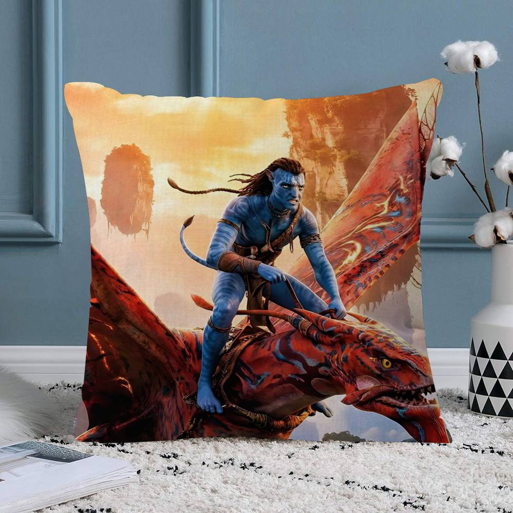PC Scifi Movies AAvatar Vintage Pillow Cushion Cover Pillowcase Living Room Sofa Home Decor Customized