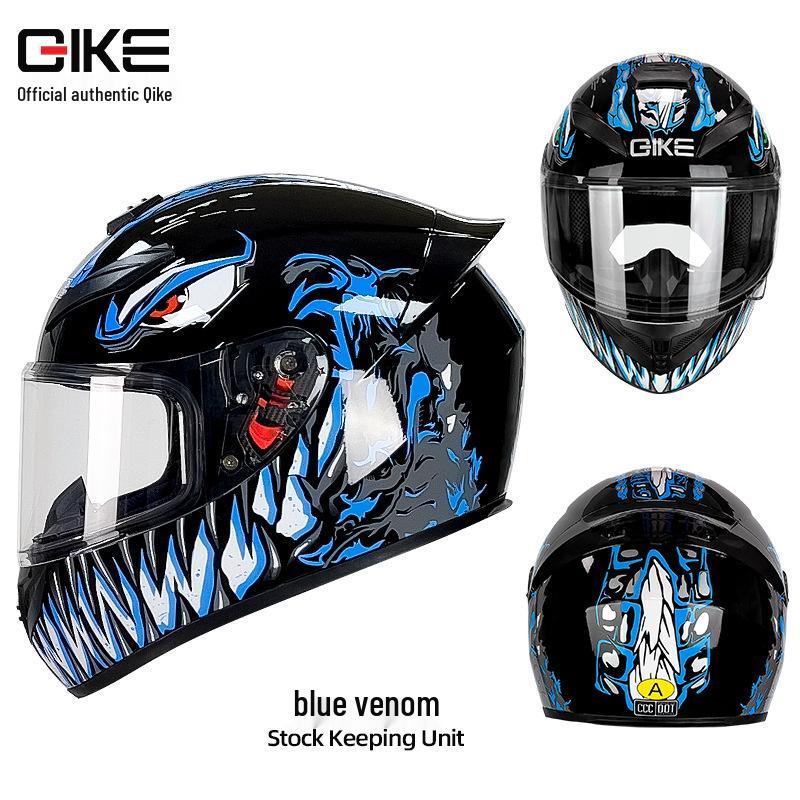 Riding K Unisex Bluetooth Motorcycle Helmet - Full Face, Winter & All-Season Safety for Electric Vehicles