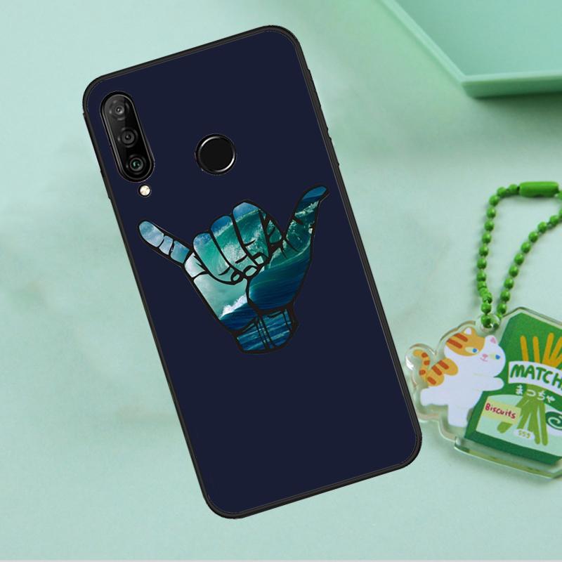 Surfer Surf Hang Loose For Huawei Nova Y90 Y70 Y60 Y61 Y91 Y72 9 10 SE 12i 12s 11i 5T P60 Pro P20 P30 P40 Lite Case