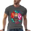 Summer Harajuku Custom T Shirt Heavyweight Informal New Arrival Matryoshka Jewel, Tatoo Designsweat Short Vintage Sleeve Tee