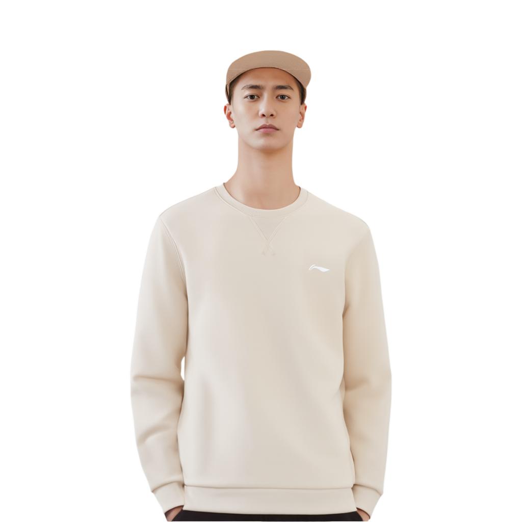 Li Ning Sports Fashion Collection Sweatshirt Men's Oyster Gray AWDPD19-8