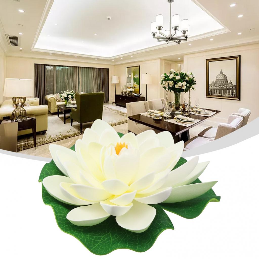 18cm Wasserlilie DIY Heim Outdoor Deko Lotusblume