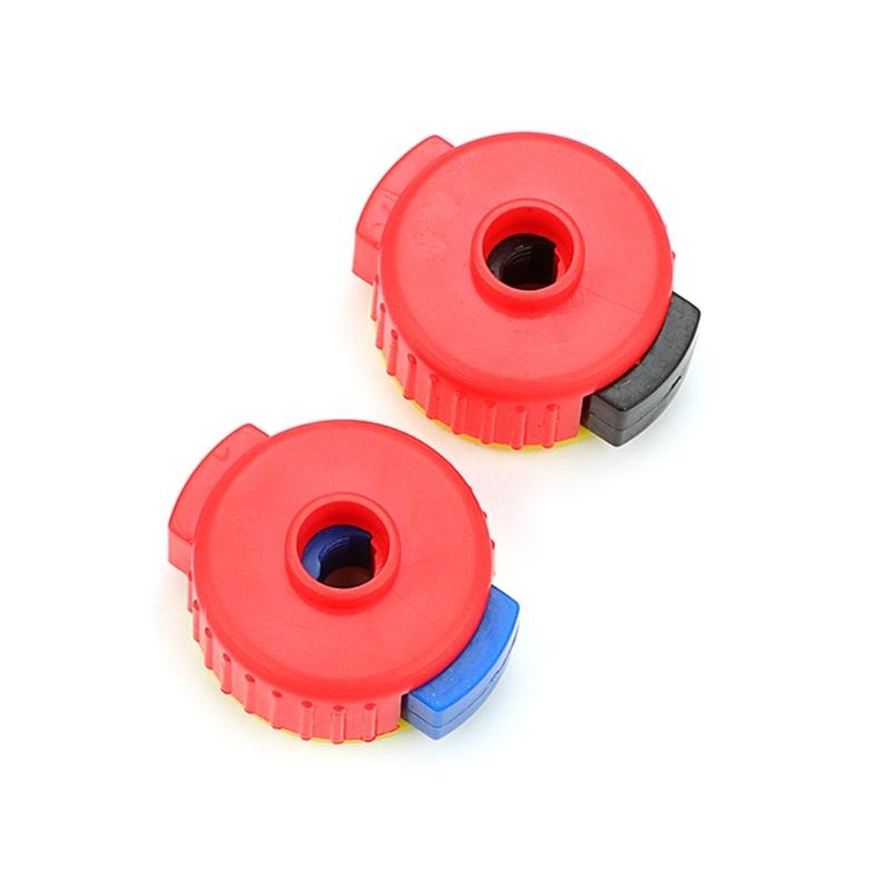 2 Pcs Quick Release Cymbal Mate Push-On Design Plastic Cymbal Nuts Quick Assembly Drum Mate Percussion Spare Parts