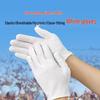 Newcomer Special: 6 Pairs White Cotton Work Gloves - Thick, Wear-Resistant, Ideal for Labor Protection