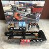 Remote Control Children's Alloy Truck with Music: Double-decker Transport, Openable Doors, Container, Oil Tank, Freight Toy.