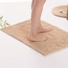Chenille Bathroom Rug Super Absorbent Non-Slip Bath Mat Soft Fluffy Shaggy Floor Mat for Bathroom Shower Machine Washable