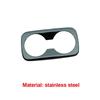 For Hyundai Tucson NX4  2022 2023 Hybrid N Line Car Seat Back Row Water Cup Holder Cover Trim Stainless Steel Accessories