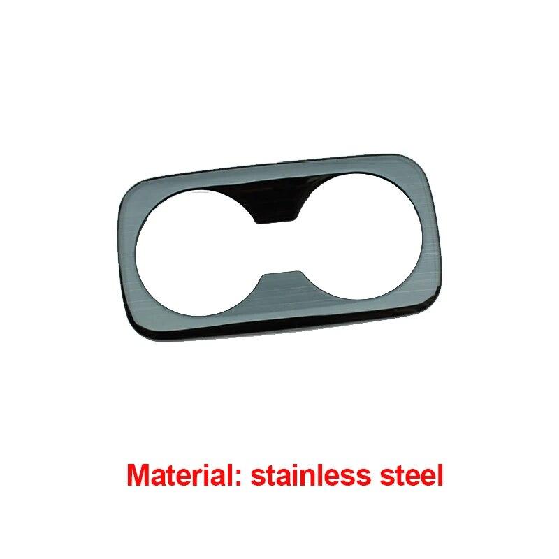 For Hyundai Tucson NX4  2022 2023 Hybrid N Line Car Seat Back Row Water Cup Holder Cover Trim Stainless Steel Accessories