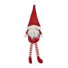 Weihnachtsgnom-Puppe Lange Beine Gesichtslos Plüschpuppe Stofftier Beruhigungs-Lappen Spielzeug Saisonales Ornament Geschenk für Kinder Mädchen Paar