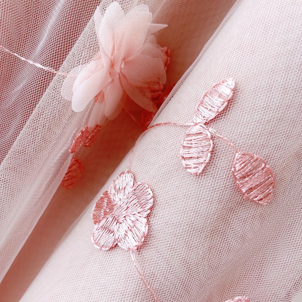 Spring and Autumn Women's Skirt Mesh Embroidery Half-body Skirt Gentle Temperament Mid-length Skirt Fresh Fairy Skirt