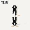 Amazon Basics Work Glove Holder - 24-Piece Clip Set, Black