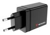 Verbatim 49700 USB Charger 30W 4-Port USB-A, USB-C, EU Plug, Black