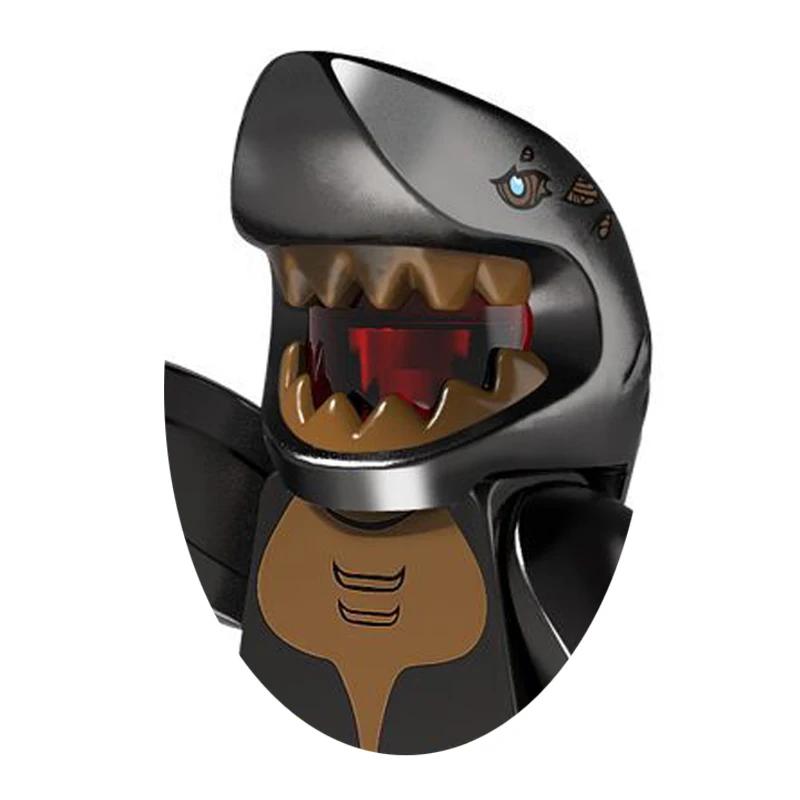 PG8141 Anime Cartoon Doll Building Blocks Kawaii Banana Man Shark Educational Toys Children's Home Gift Constructor Adventure