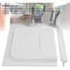 Aramox White RV Screen Door Slider, Prevents Debris, Great Ventilation, Easy Install, Fashionable Design, 12x12 inch Panel, Fits RV Trailer Motor