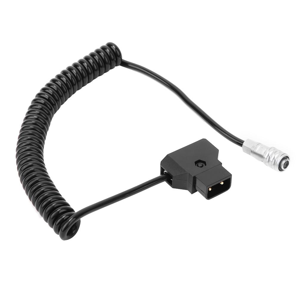 D Tap To 4K Spring Power Cord for Blackmagic Pocket Cinema Camera 4K  Gold Mount V Mount B