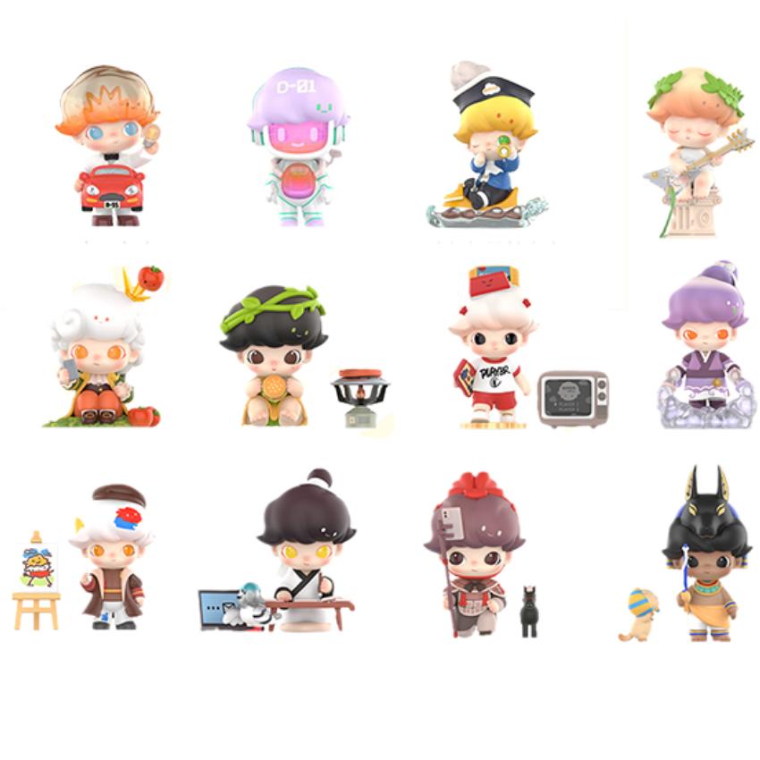 POP MART DIMOO Time Roaming Series Mystery Box 100% Mystery Boxes, Single Mystery Box