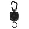Heavy Duty Plastic Carabiner Retractable Anti Lost Magnetic Elastic Keychain for Outdoor