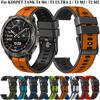 Pentru KOSPET TANK T4 T3 Ultra 2 Curea pentru KOSPET TANK T3 Ultra, TANK M3 Ultra, TANK T2, TANK M2 M4 Brățară 22mm Bandă Siliconică Bărbați
