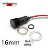 FILN 8-16mm Waterproof LED Car Signal Indicator Light, 12V