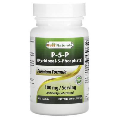 P-5-P (Fosforan pirydoksalu-5), 120 tabletek (50 mg na tabletkę)