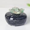 Natural Crystal Resin Decor Ornaments With Plant Shape For Home Living Room Decor