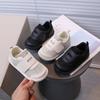 Girls Casual Shoes Baby Sports Shoes 2025 Spring and Autumn New Boys Breathable Toddler Shoes Solid Color Simple and Versatile