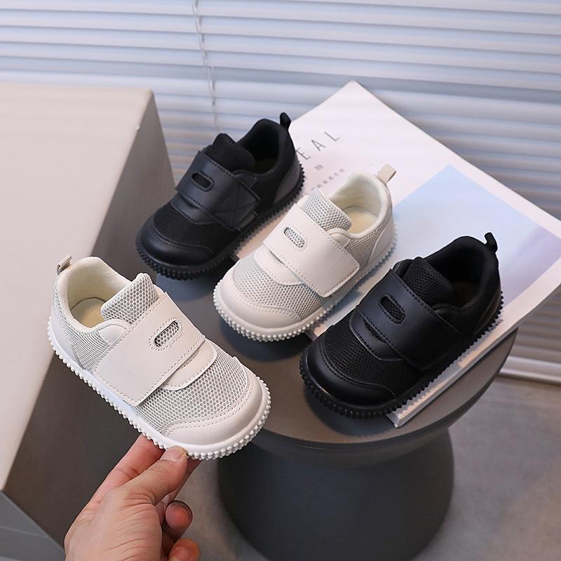 Girls Casual Shoes Baby Sports Shoes 2025 Spring and Autumn New Boys Breathable Toddler Shoes Solid Color Simple and Versatile