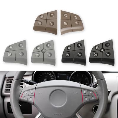 2 Stück Multifunktions-Lenkradtasten-Kit für Mercedes Benz W164 GL ML Klasse 2006-2009 W251 R Klasse W245