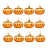 12 Pcs Plastic Pumpkin Hanging Ornaments Matte Pumpkins Pendants Thanksgiving Decorations  Christmas