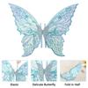 Gift Adults & Girls Fairy Wings Sparkling Organza Fairy Costume Set Wings for Halloween, Cosplay, Party
