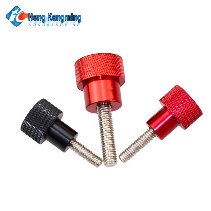 M4 Aluminum Alloy Knurled Twist Handle Bolt with Stainless Steel Head