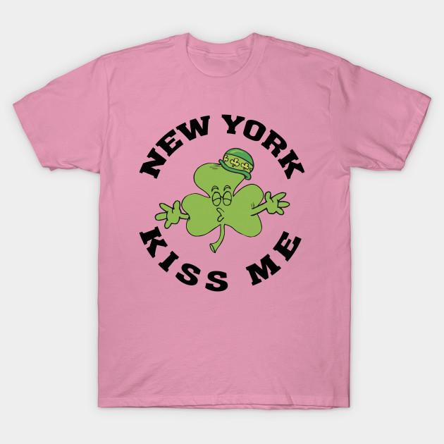 T Shirt Women York Irish Kiss Me Harajuku Print Kawaii Tshirt Summer Short Sleeve Female T-Shirt Top Tee