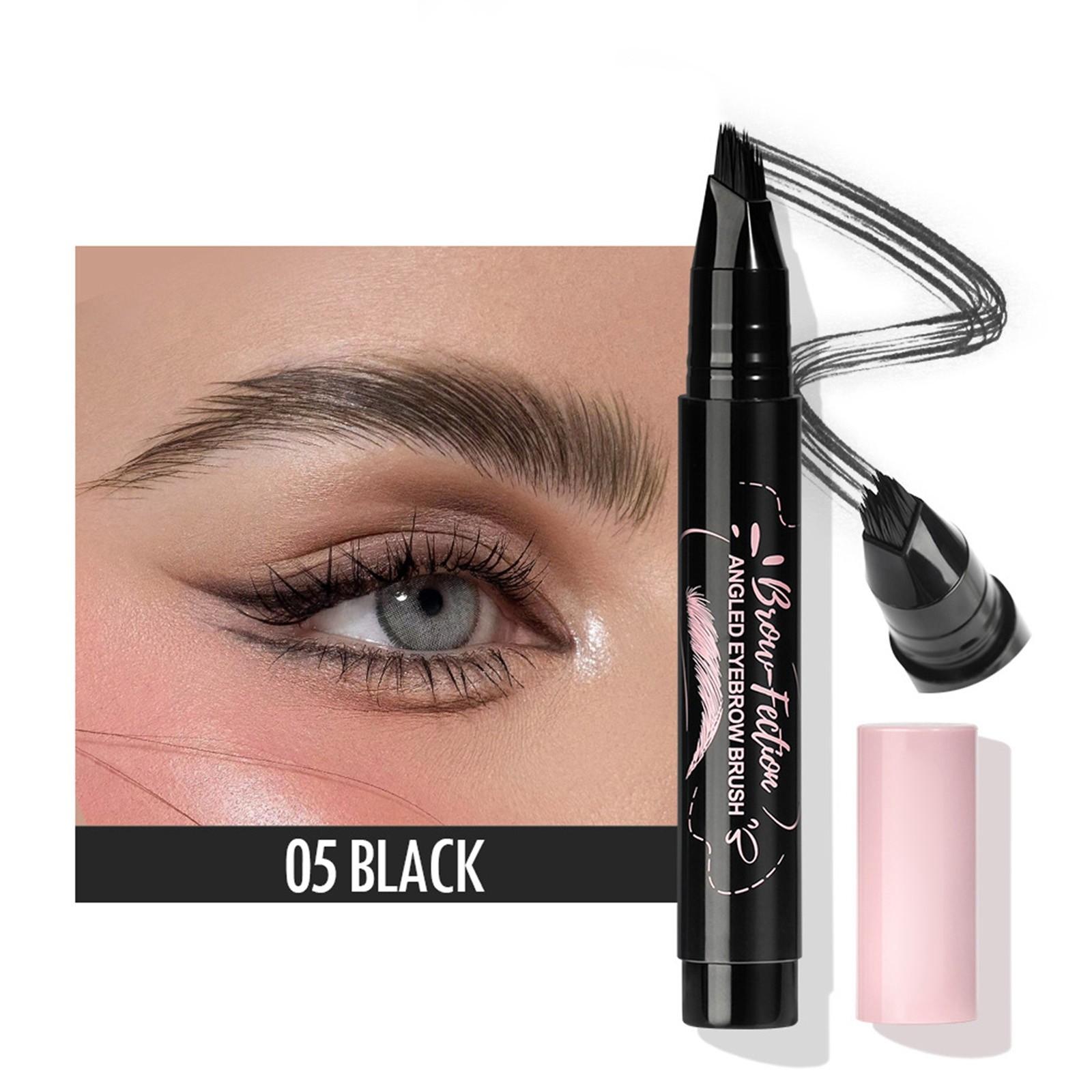 

Кисть для уголков бровей Карандаш для бровей, Жидкий микро-блейд Карандаш для женских бровей, Натуральный карандаш для бровей, Легко наносится, Водостойкий, 1,4 мл One Size