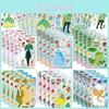 Cute Cartoon Themed Interactive Puzzle Stickers For Kids Educational Fun Sets