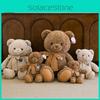 Plush Bear Teddy Toy Girl Birthday Soft Pp Cotton Filling Children Gift Doll